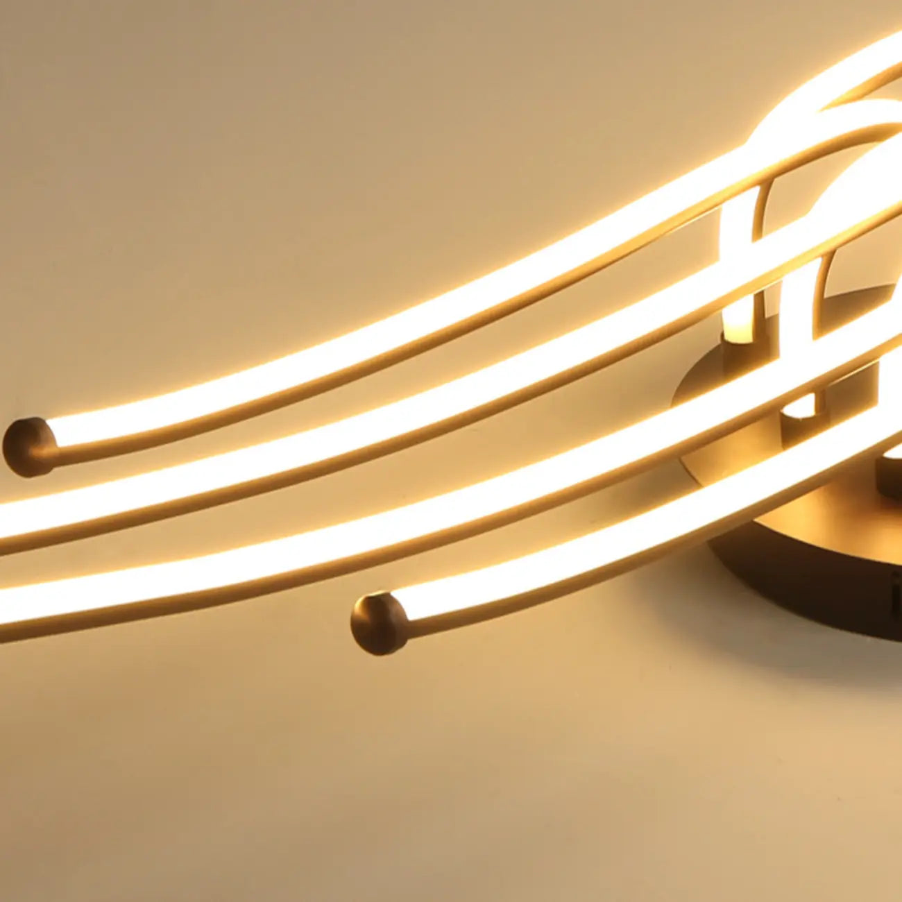 Plafonnier semi-encastré linéaire moderne avec abat-jour en gel de silice