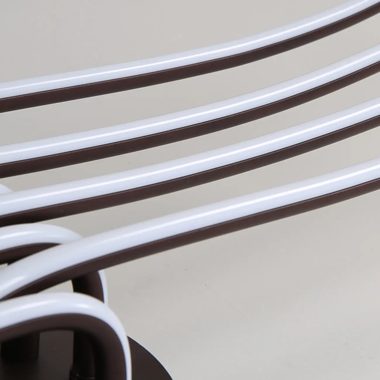 Plafonnier semi-encastré linéaire moderne avec abat-jour en gel de silice