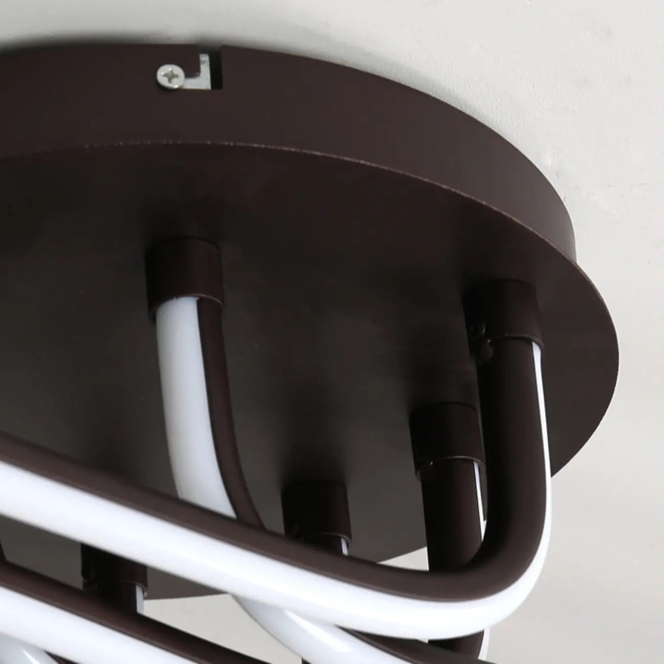 Plafonnier semi-encastré linéaire moderne avec abat-jour en gel de silice