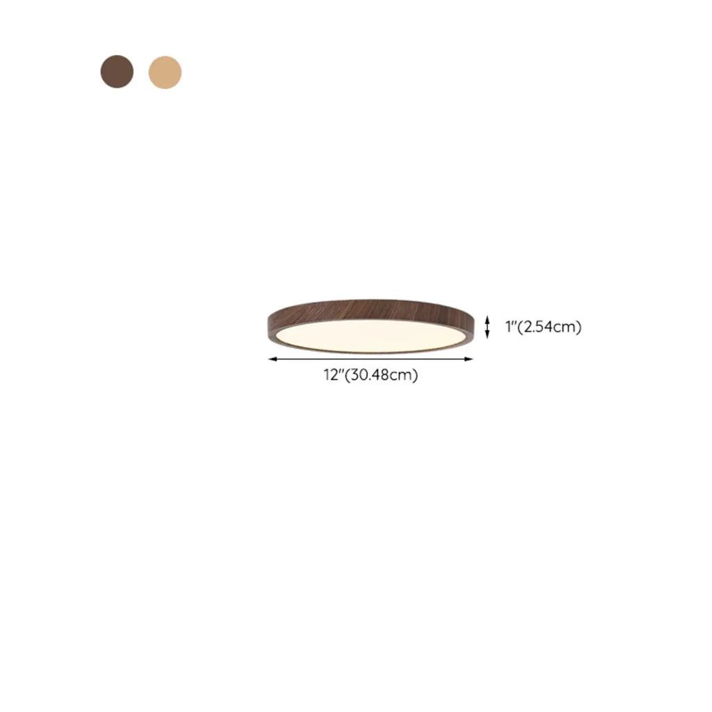 Plafonnier LED circulaire moderne encastré pour chambre à coucher