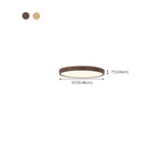 Plafonnier LED circulaire moderne encastré pour chambre à coucher