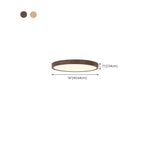 Plafonnier LED circulaire moderne encastré pour chambre à coucher