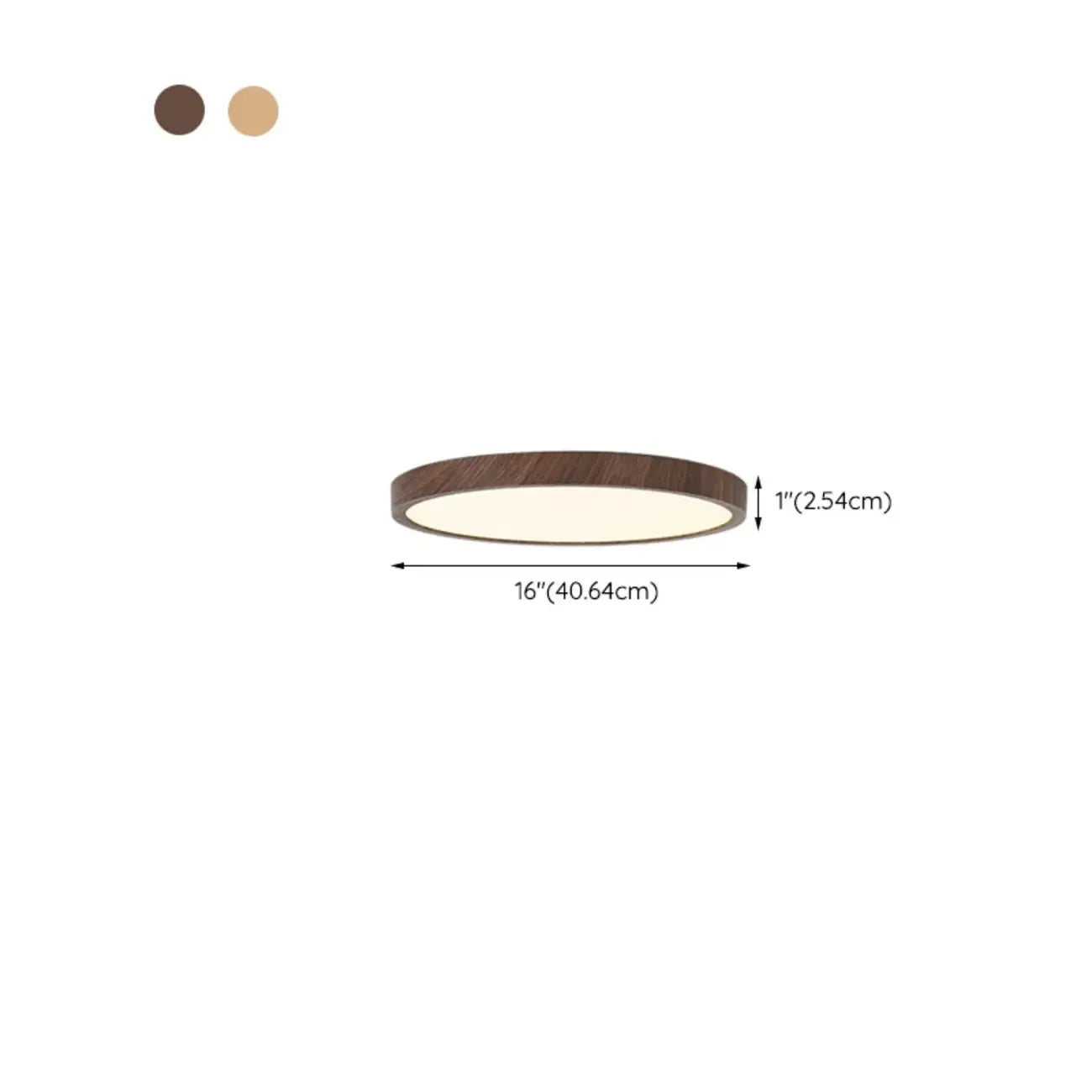 Plafonnier LED circulaire moderne encastré pour chambre à coucher