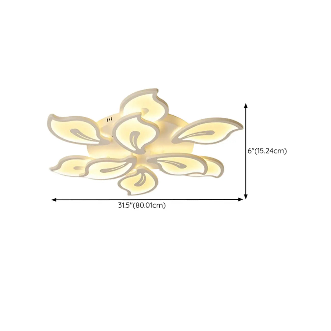 Plafonnier LED élégant encastré pour usage intérieur