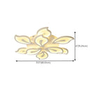 Plafonnier LED élégant encastré pour usage intérieur