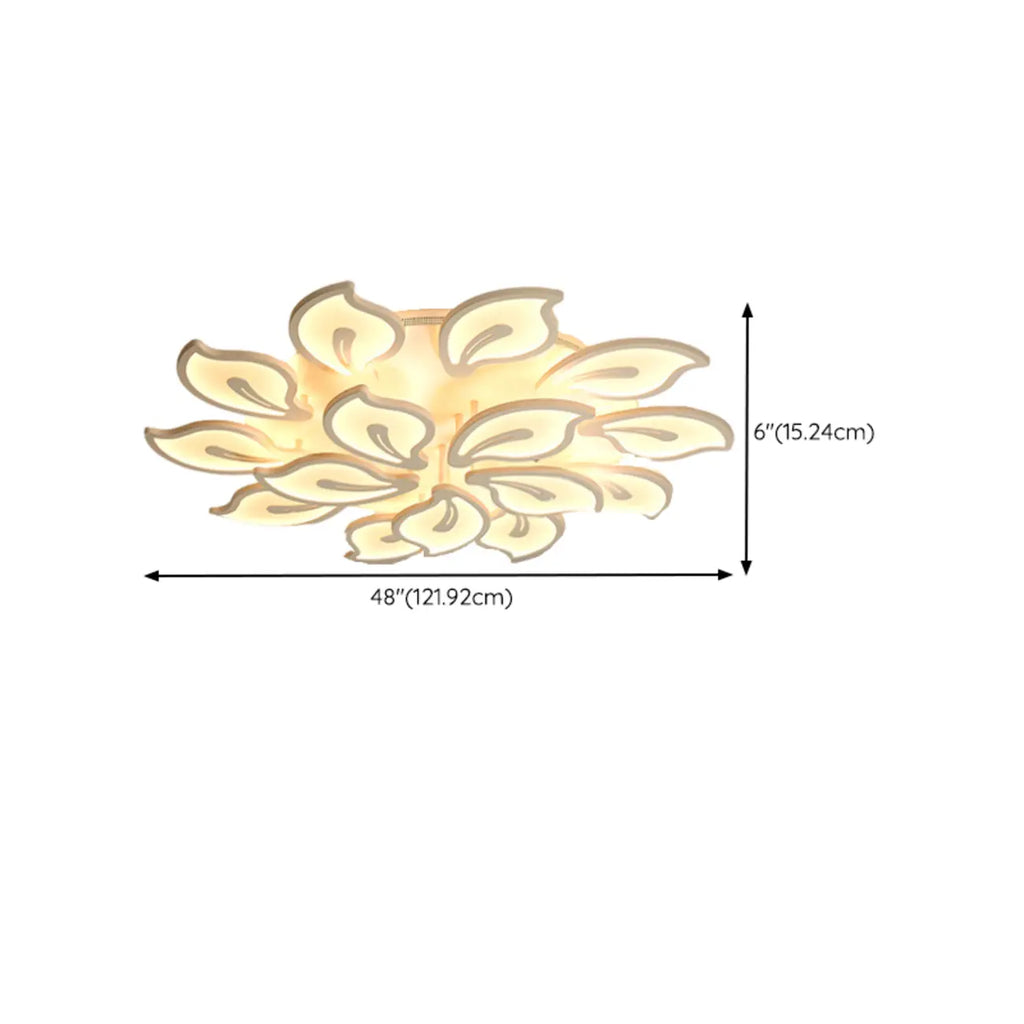 Plafonnier LED élégant encastré pour usage intérieur