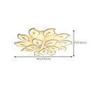 Plafonnier LED élégant encastré pour usage intérieur