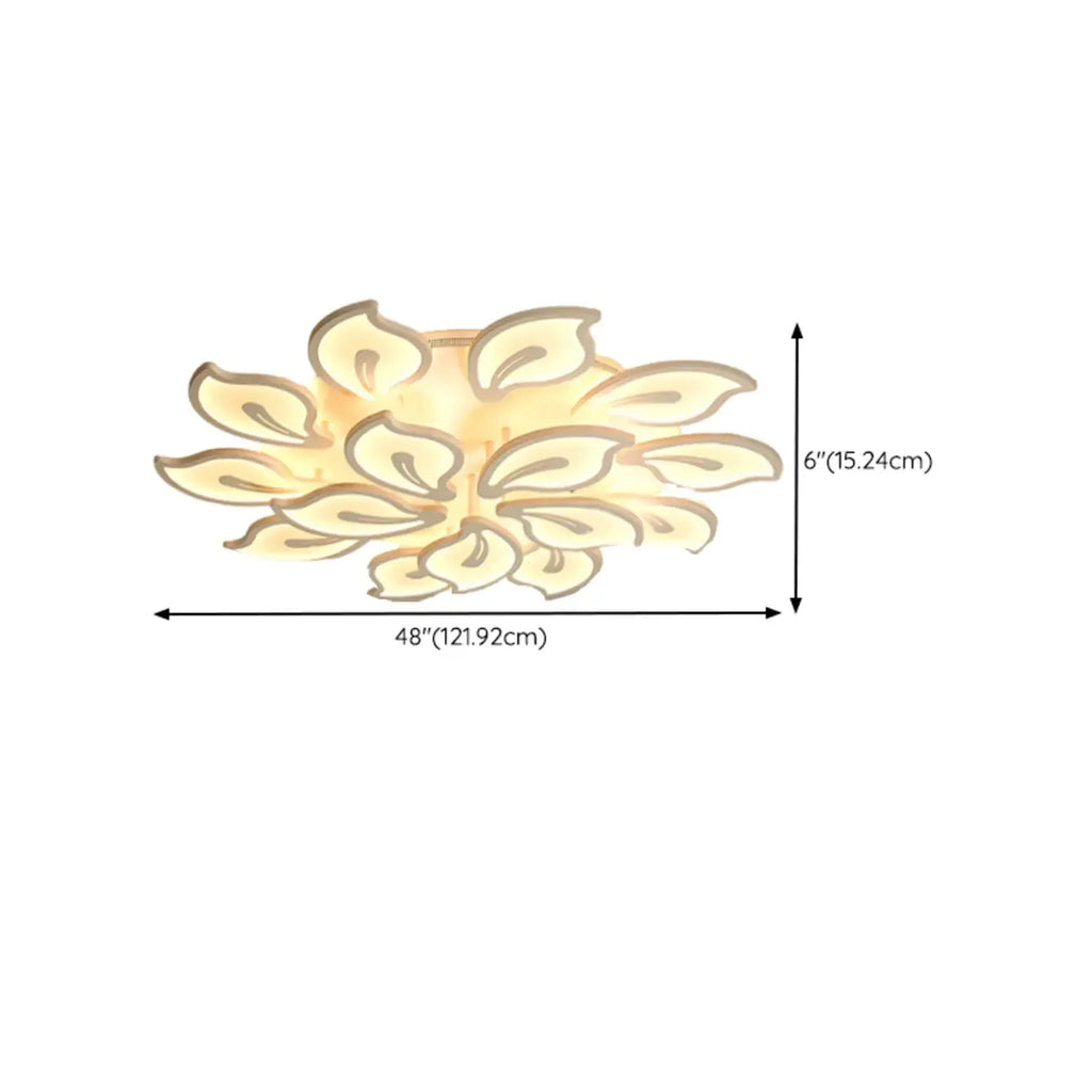 Plafonnier LED élégant encastré pour usage intérieur