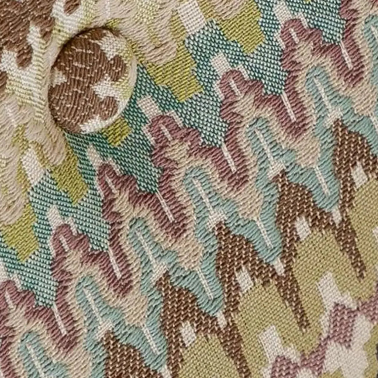 Fauteuil à bascule rustique en bois rembourré avec coussin