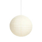 Suspension lanterne en papier blanc recyclé pour salon