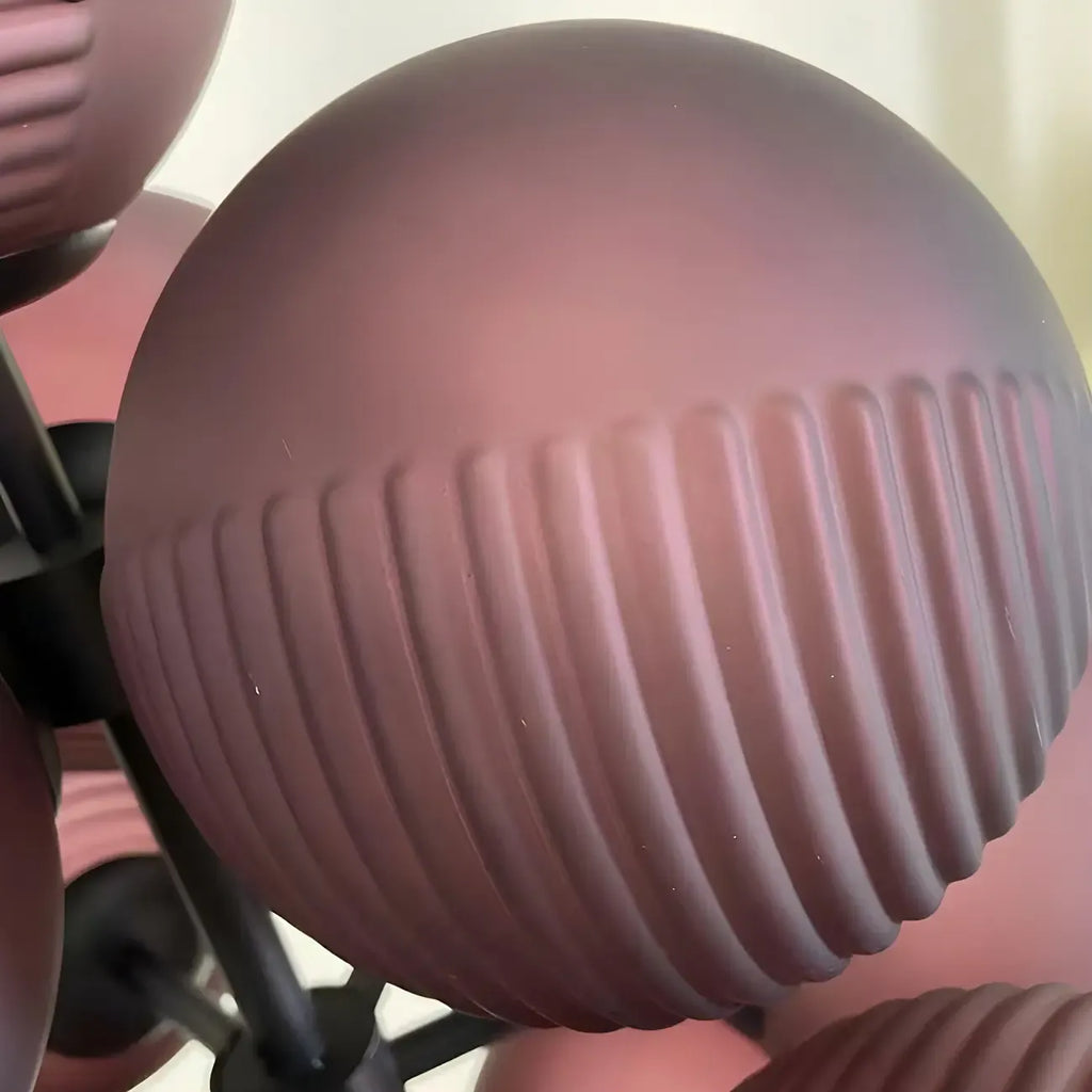 Lampadaire moderne en forme d'arbre avec abat-jour globe violet pour la décoration