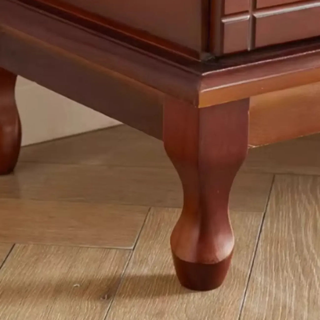 Meuble TV moderne en bois avec 6 tiroirs de rangement pour salon