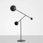 Lampadaire LED noir unique avec bras articulé pour salon