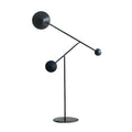 Lampadaire LED noir unique avec bras articulé pour salon