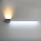 Applique murale LED moderne pour salle de bain avec barre mince