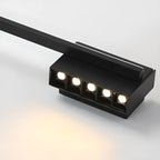 Applique murale LED moderne pour salle de bain avec barre mince