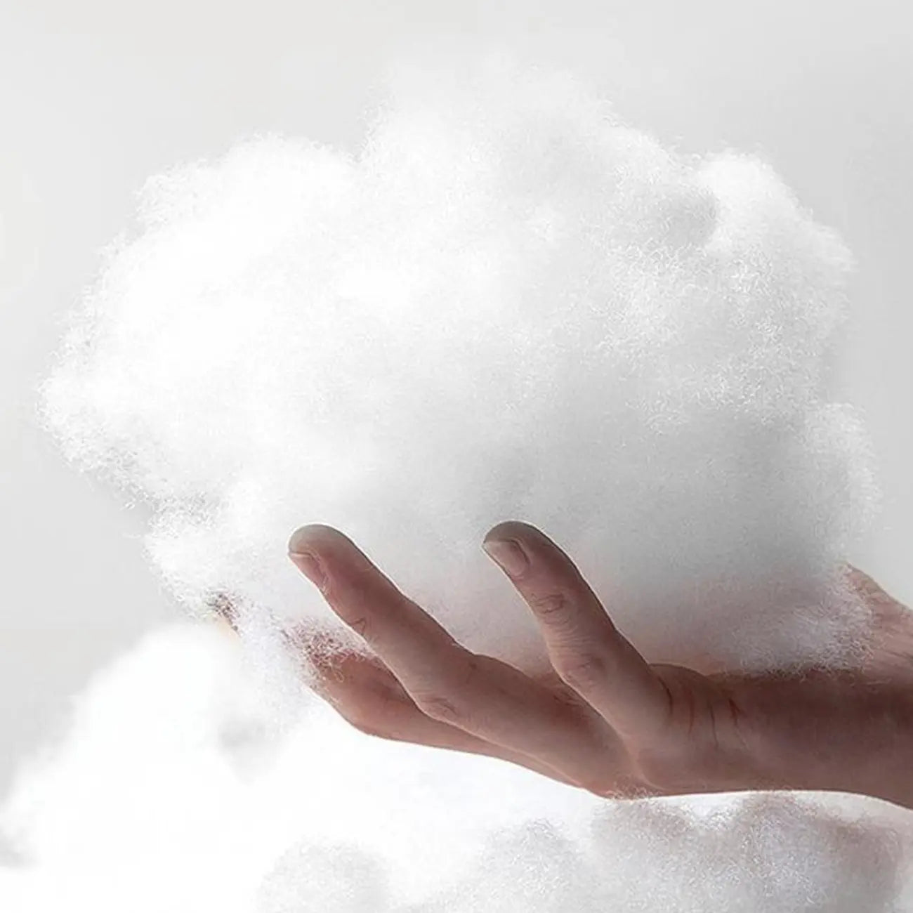 Fauteuil à bascule scandinave 2 places rembourré avec accoudoirs droits