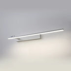 31,5 Appliques murales linéaires noires minimalistes pour salle de bain