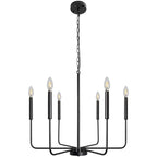 Lustres industriels noirs à hauteur réglable pour la maison