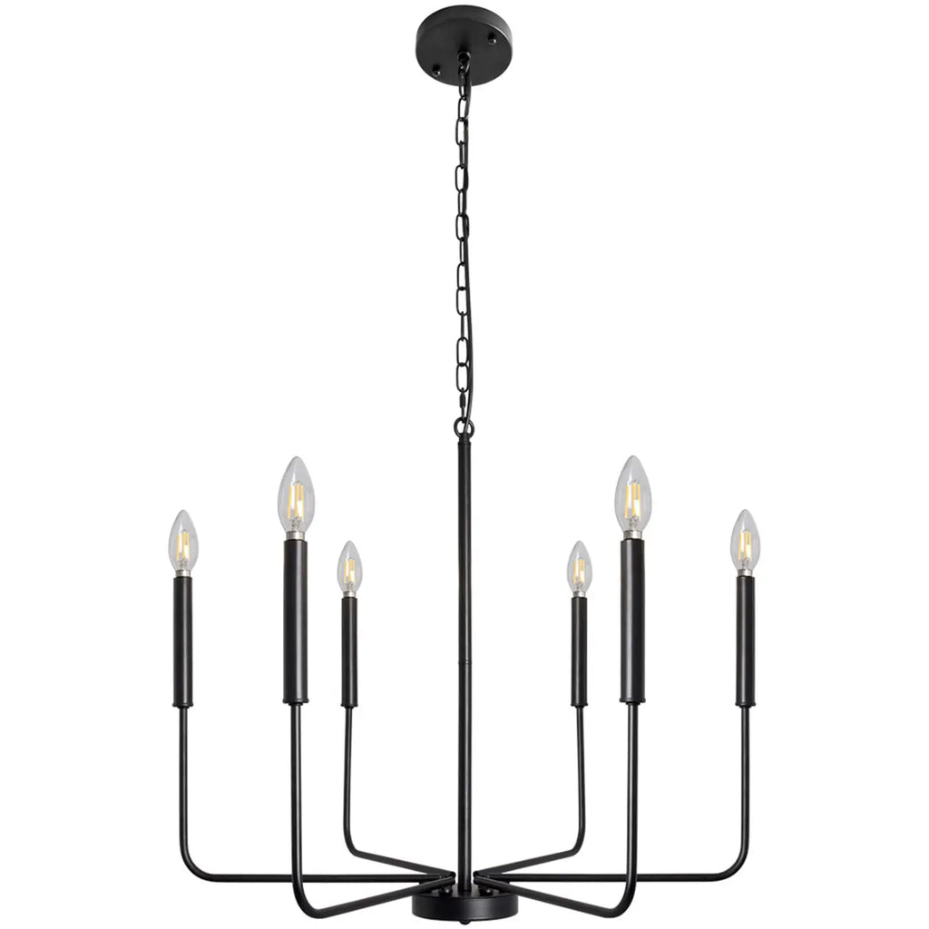 Lustres industriels noirs à hauteur réglable pour la maison