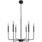 Lustres industriels noirs à hauteur réglable pour la maison