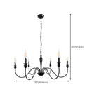 Lustres industriels noirs à hauteur réglable pour la maison