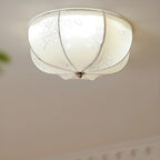 Plafonnier élégant en tissu en forme de tambour pour intérieur de maison