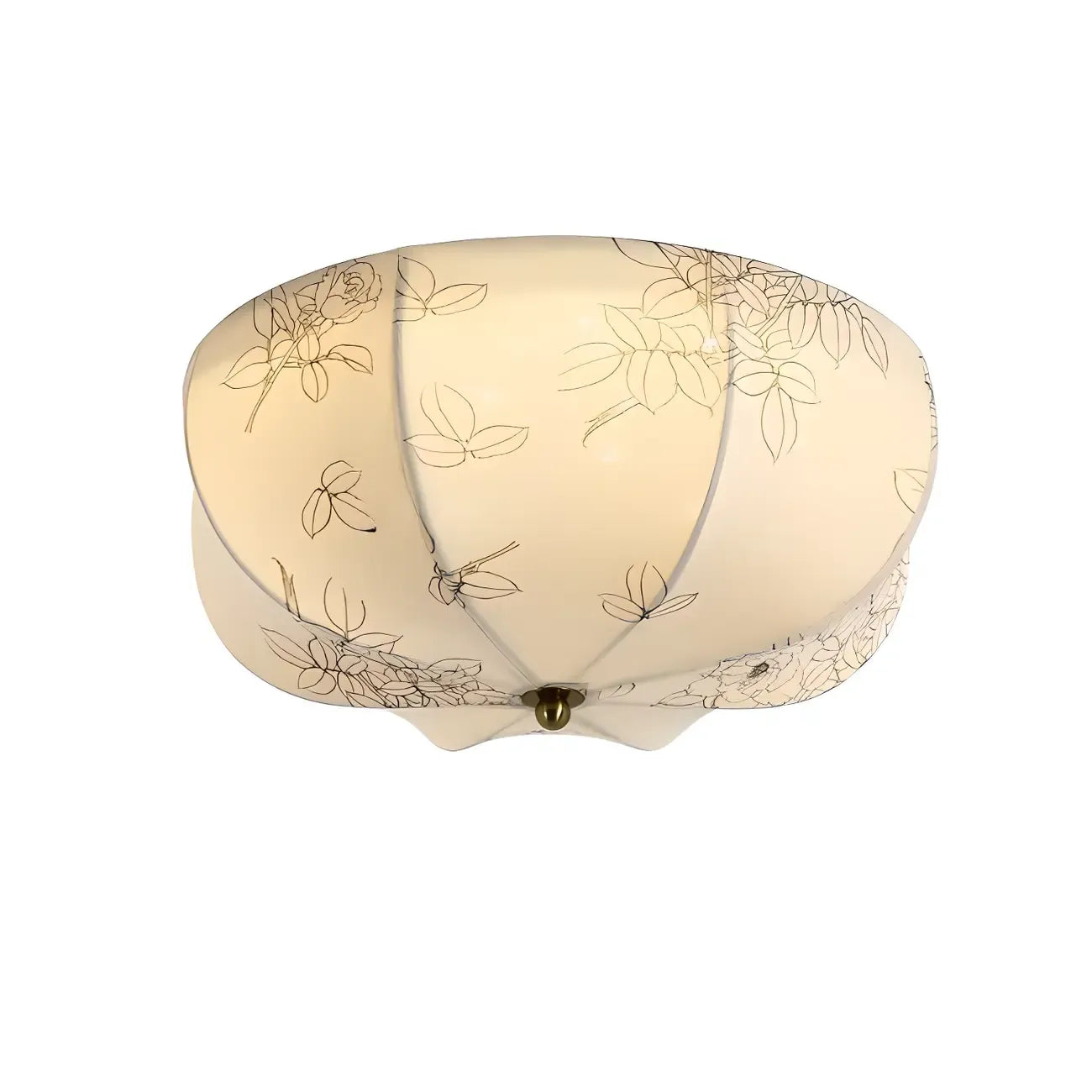 Plafonnier élégant en tissu en forme de tambour pour intérieur de maison