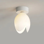 Plafonnier élégant en résine florale miniature pour salon