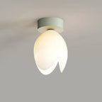 Plafonnier élégant en résine florale miniature pour salon