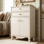 Commode combinée en chêne blanc 41H avec armoire