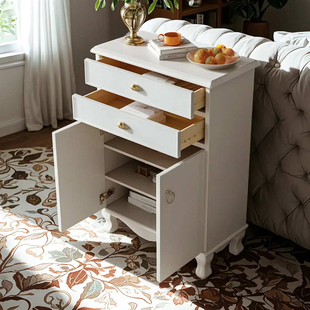 Commode combinée en chêne blanc 41H avec armoire