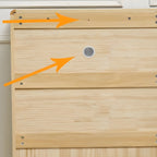 Meuble à chaussures étroit et moderne en bois massif pour petits espaces