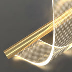 Applique murale LED spirale élégante et à intensité variable pour l'éclairage de la chambre