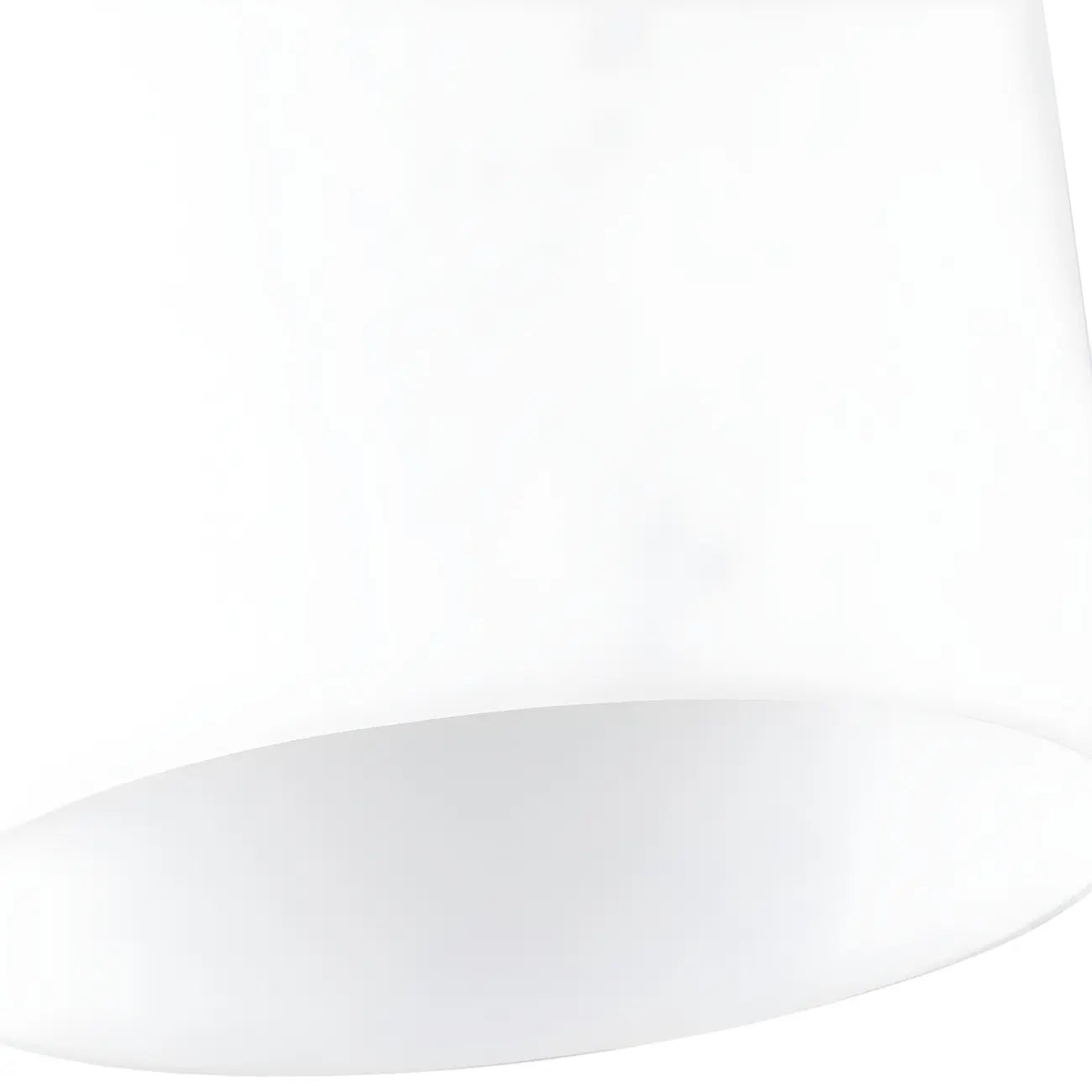 Plafonnier semi-encastré cylindrique minimaliste en verre noir