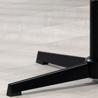 Fauteuils de bureau pivotants en cuir blanc avec verrouillage d'inclinaison