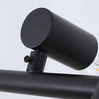 Suspension îlot en métal de style industriel, réglable, pour cuisine.