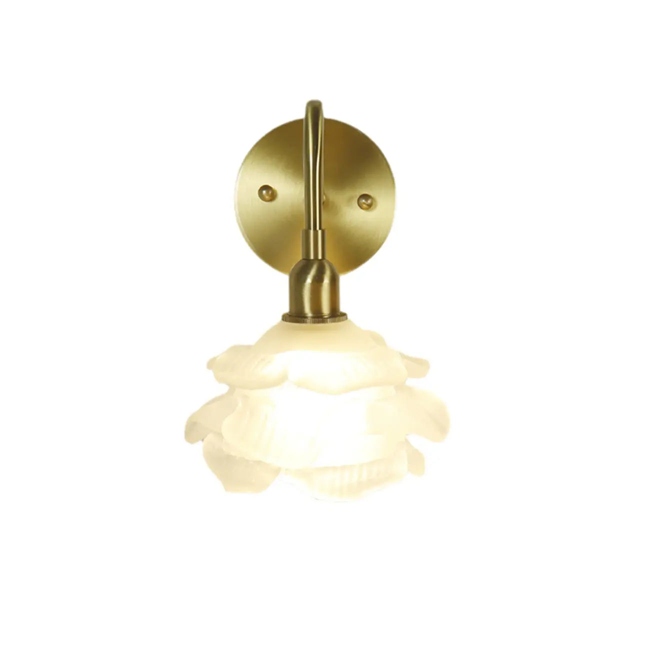 Mini applique murale LED florale avec interrupteur à chaînette pour la maison