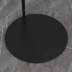 Lampadaire LED noir arqué réglable pour la décoration du salon