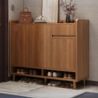 Meuble à chaussures vertical moderne en bois blanc pour entrée