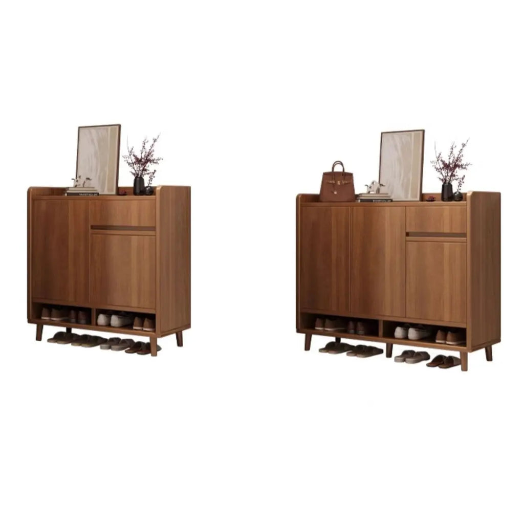 Meuble à chaussures vertical moderne en bois blanc pour entrée