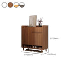 Meuble à chaussures vertical moderne en bois blanc pour entrée