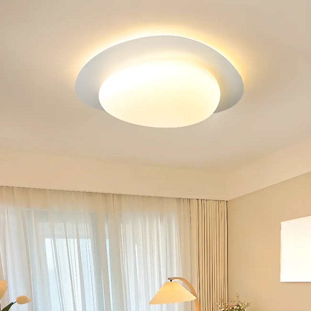 Plafonnier LED moderne à intensité variable avec 2 lampes