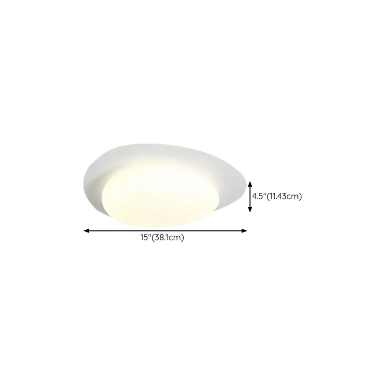 Plafonnier LED moderne à intensité variable avec 2 lampes