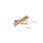 Applique murale LED linéaire rotative en bois pour la décoration de chevet