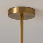 Mini plafonnier semi-encastré en forme de dôme de verre blanc cylindrique