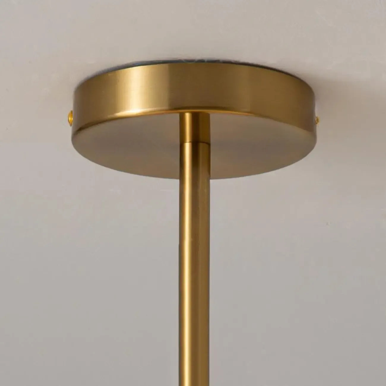 Mini plafonnier semi-encastré en forme de dôme de verre blanc cylindrique