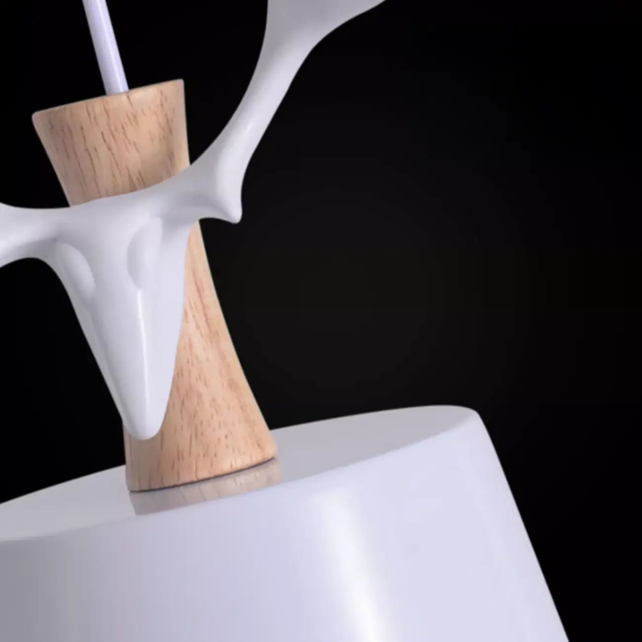 Suspension moderne conique en métal à 3 lumières pour îlot de cuisine