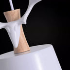 Suspension moderne conique en métal à 3 lumières pour îlot de cuisine