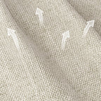 Fauteuil pivotant glamour en tissu résistant aux rayures